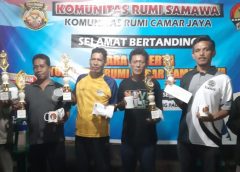 Ecep Thamrin Juara 1 Turnamen Rumi Camar Jaya