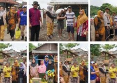 Wabup Sumbawa Salurkan Bantuan Sembako kepada Korban Banjir di Buer