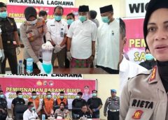 Tegaskan Komitmen Berantas Narkoba, Kapolres Sumbawa Blender 295,53 Gram Sabu